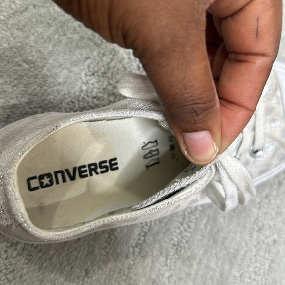 Converse Chuck Taylor All-Star Women’s shoe silver cheetah Converse Sneakers - Picture 7 of 11